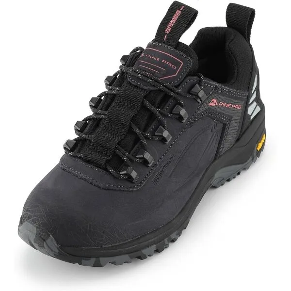 ALPINE PRO SPIDERE Dámska outdoorová obuv, čierna, veľkosť