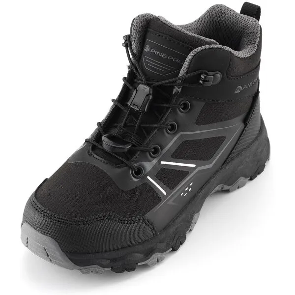ALPINE PRO MOTENO Detská outdoorová obuv, čierna, veľkosť