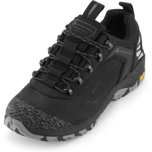 ALPINE PRO SPIDERE Unisex outdoorová obuv, čierna, veľkosť