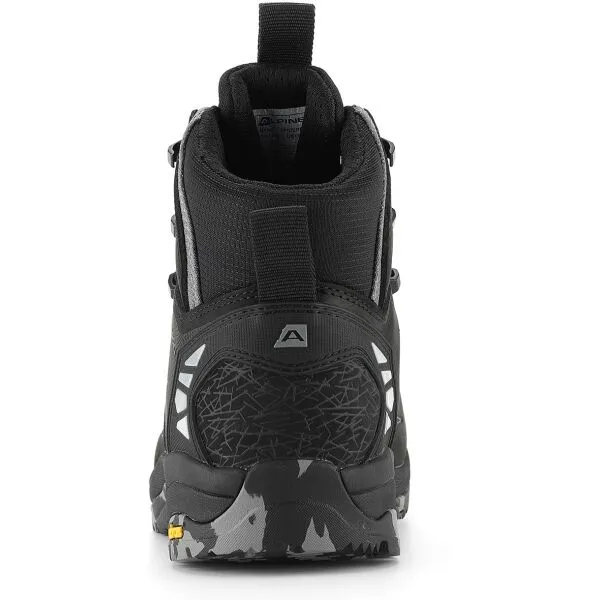 ALPINE PRO SPIDERE MID Unisex turistická obuv, čierna, veľkosť