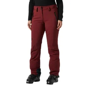 Helly Hansen W LEGENDARY INSULATED PANT Dámske lyžiarske nohavice, vínová, veľkosť