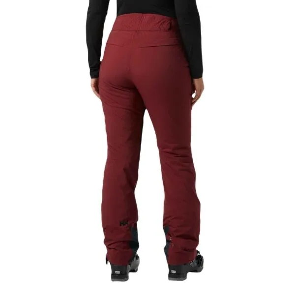 Helly Hansen W LEGENDARY INSULATED PANT Dámske lyžiarske nohavice, vínová, veľkosť