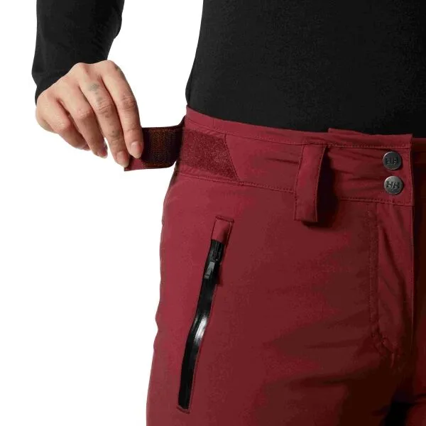 Helly Hansen W LEGENDARY INSULATED PANT Dámske lyžiarske nohavice, vínová, veľkosť