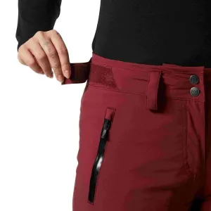 Helly Hansen W LEGENDARY INSULATED PANT Dámske lyžiarske nohavice, vínová, veľkosť