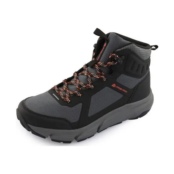ALPINE PRO MIRUB Pánska outdoorová obuv, sivá, veľkosť