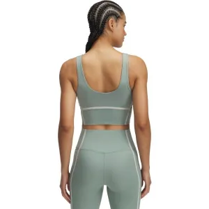 Under Armour MERIDIAN PIPED CROP TANK Dámske tréningové tielko, svetlo zelená, veľkosť M