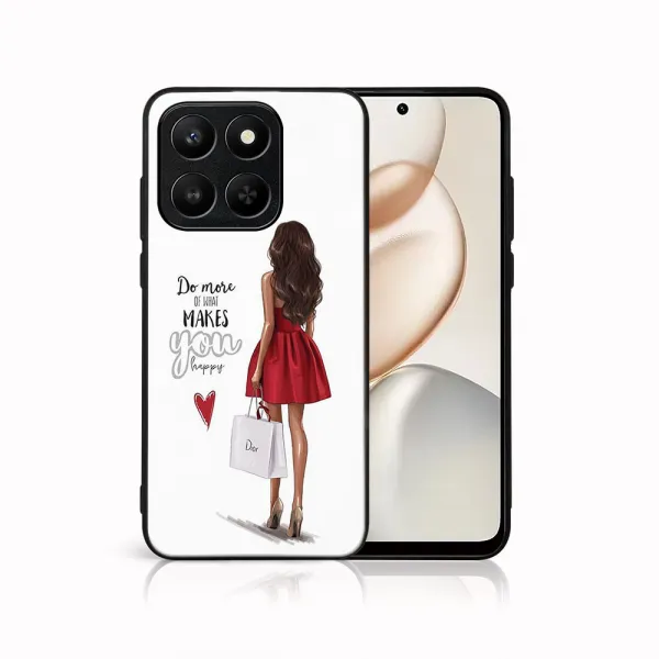 MY ART Ochranný kryt pre Honor 400 Smart 5G / Honor X7d RED DRESS (137)