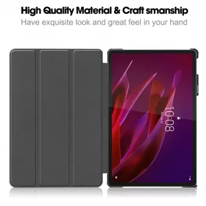 LEATHER Zaklápací kryt pre Lenovo Yoga Tab 11.1 modrý
