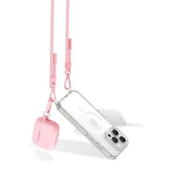TECH-PROTECT C5SE Šnúrka na mobil pod zadný kryt BABY PINK