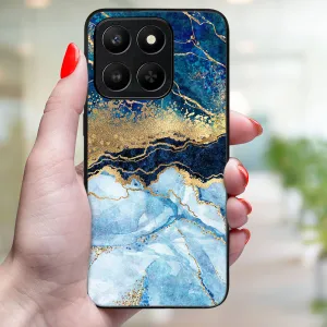 MY ART Ochranný kryt pre Honor 400 Smart 5G / Honor X7d BLUE MARBLE (141)