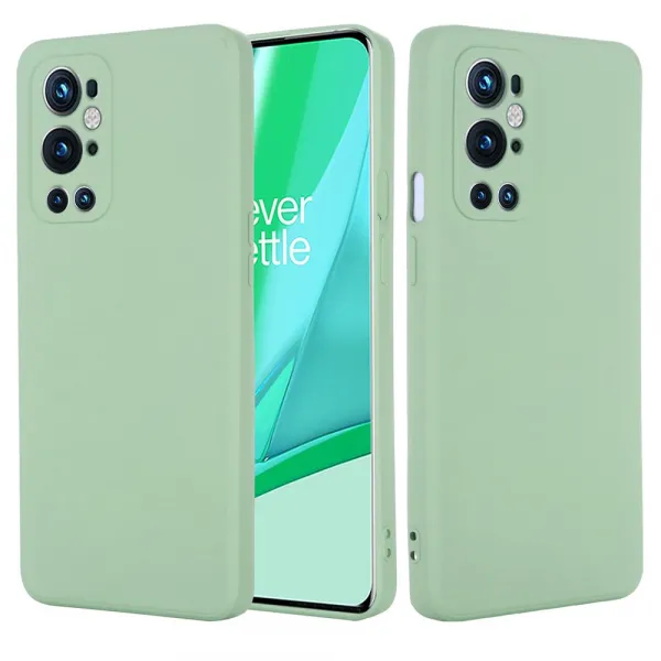 RUBBER Ochranný obal pre OnePlus 9 Pro zelený