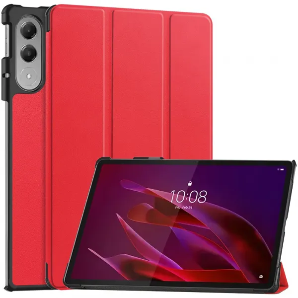 LEATHER Zaklápací kryt pre Lenovo Yoga Tab 11.1 červený