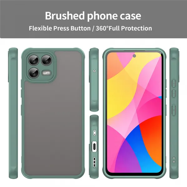 FROST Ochranný kryt pre T Phone 3 Pro čierny-zelený