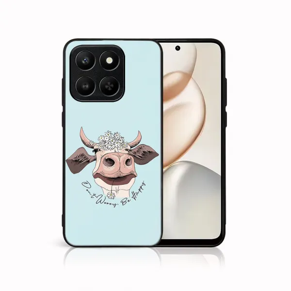 MY ART Ochranný kryt pre Honor 400 Smart 5G / Honor X7d HAPPY COW (181)