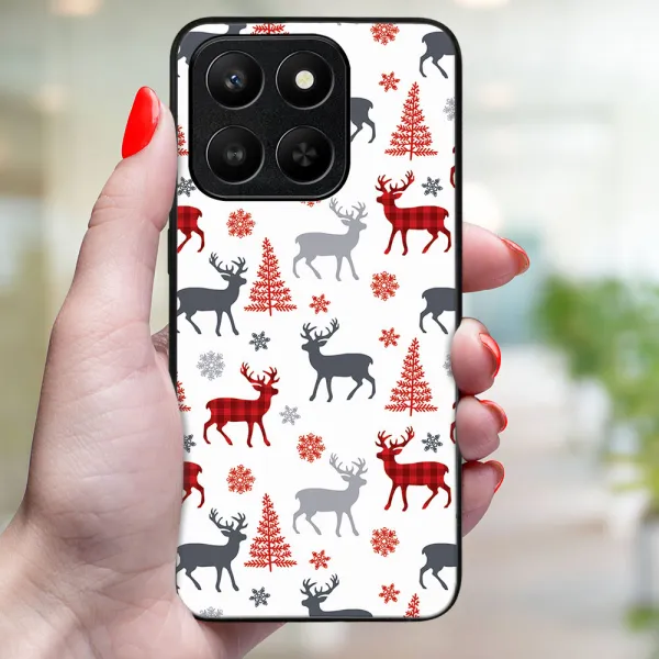 MY ART Kryt s vianočným dizajnom Honor 400 Smart 5G / Honor X7d DEER (068)