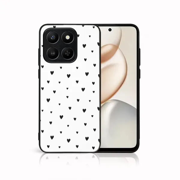MY ART Ochranný kryt pre Honor 400 Smart 5G / Honor X7d BLACK HEARTS (167)