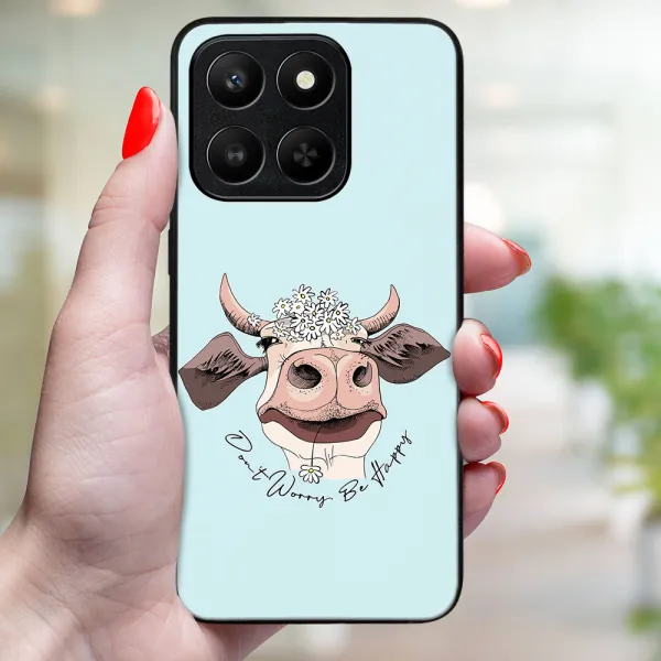 MY ART Ochranný kryt pre Honor 400 Smart 5G / Honor X7d HAPPY COW (181)