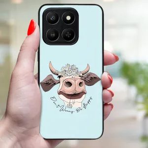 MY ART Ochranný kryt pre Honor 400 Smart 5G / Honor X7d HAPPY COW (181)
