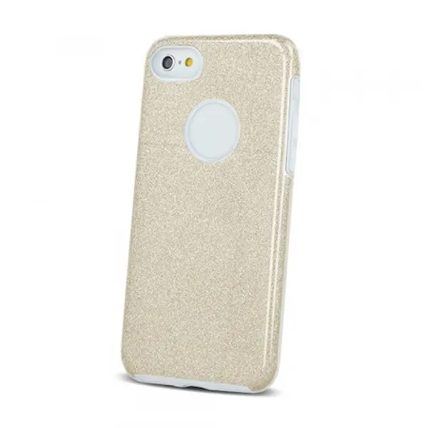 OEM Trblietkavý 3v1 kryt pre Apple iPhone 17 Pro, Zlatý
