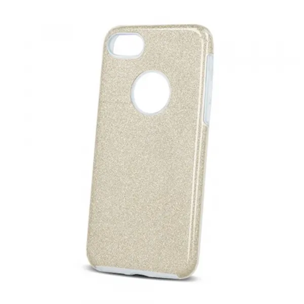 OEM Trblietkavý 3v1 kryt pre Apple iPhone 17 Pro, Zlatý