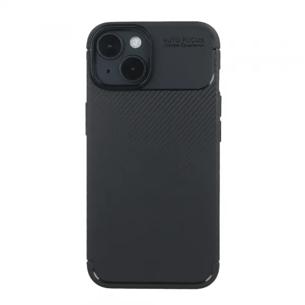 OEM Carbonový kryt pre Apple iPhone 17 Pro, Čierny