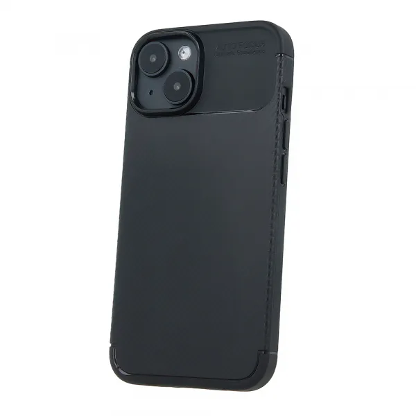 OEM Carbonový kryt pre Apple iPhone 17 Pro, Čierny