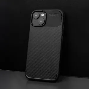 OEM Carbonový kryt pre Apple iPhone 17 Pro, Čierny