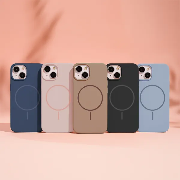 OEM Silikonový kryt s MagSafe pre Apple iPhone 17 Pro, Hnedý