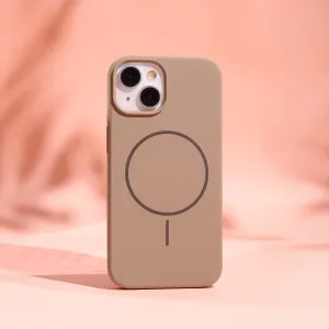OEM Silikonový kryt s MagSafe pre Apple iPhone 17 Pro, Hnedý