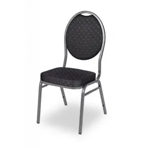 Chair HERMAN 1145 Kongresová stolička kovová - čierna