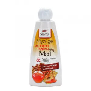 Bione Cosmetics Med + Q10 gél na intímnu hygienu s materskou kašičkou 260 ml