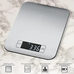 KW 1061 digitálna kuchynská váha z nerezovej ocele