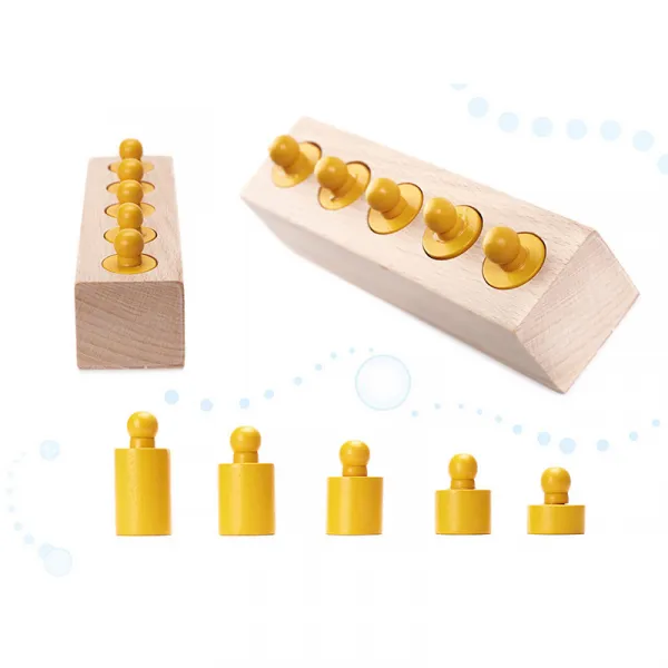 MG Montessori Sorters drevené závažia, farebné