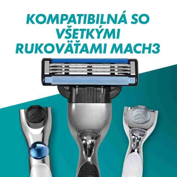 Gillette Mach3 náhradné žiletky 16 ks