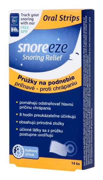 SNOREEZE PRÚŽKY NA PODNEBIE PROTI CHRÁPANIU