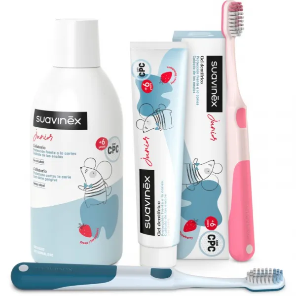 Suavinex Junior 6 y+ zubná kefka Blue 1 ks