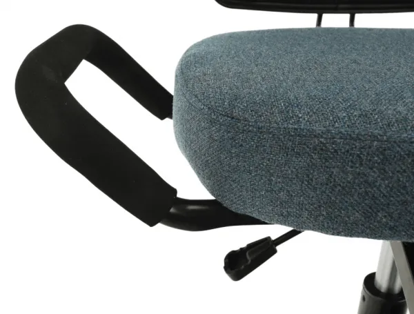 TEMPO KONDELA Ergonomická kľakačka RUFUS sivá/čierna