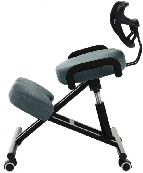 TEMPO KONDELA Ergonomická kľakačka RUFUS sivá/čierna