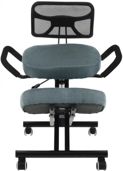 TEMPO KONDELA Ergonomická kľakačka RUFUS sivá/čierna
