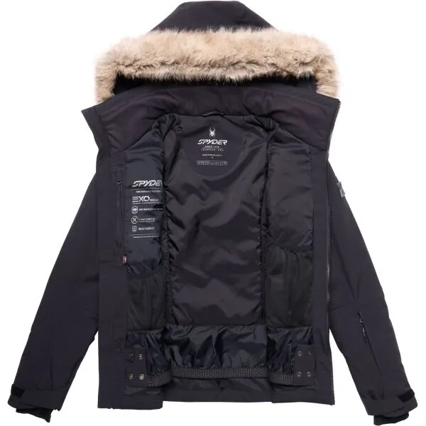 Spyder VIDA JACKET Dámska lyžiarska bunda, čierna, veľkosť