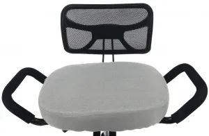 TEMPO KONDELA Ergonomická kľakačka RUFUS sivohneda Taupe/čierna