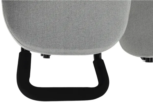 TEMPO KONDELA Ergonomická kľakačka RUFUS sivohneda Taupe/čierna