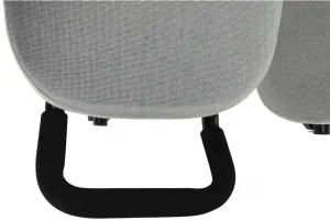 TEMPO KONDELA Ergonomická kľakačka RUFUS sivohneda Taupe/čierna