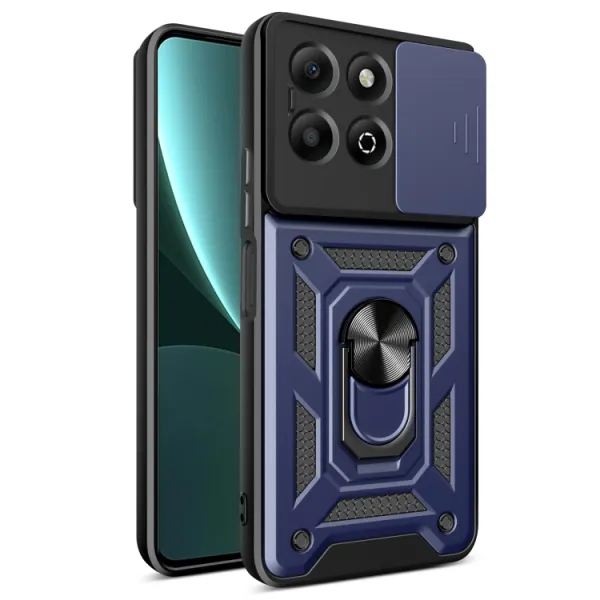 RING CAMERA Kryt s držiakom pre Honor X6b modrý