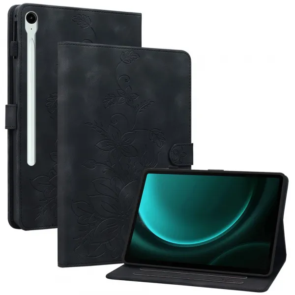 ART LILY Zaklápacie puzdro pre Samsung Galaxy Tab S9 FE / Tab S10 FE / Tab S10 Lite čierne
