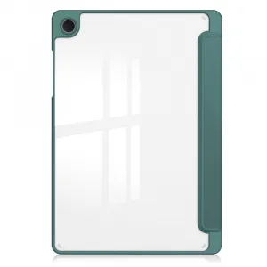 CRYSTAL Zaklápací obal pre Samsung Galaxy Tab A11+ zelený