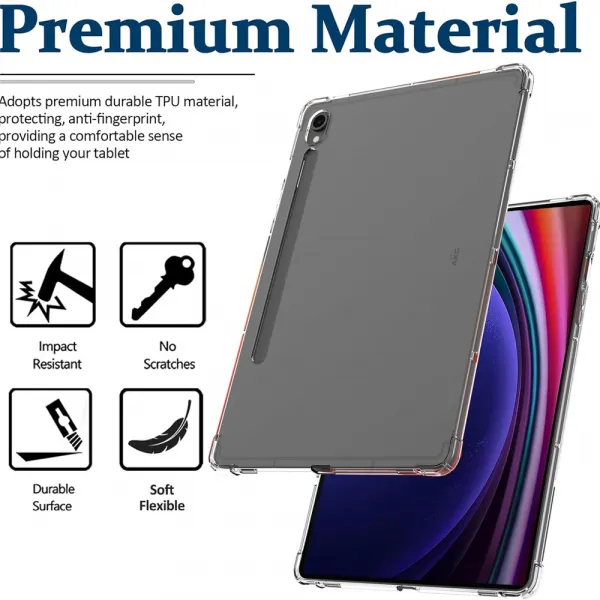 AIRBAG Ochranný kryt pre Samsung Galaxy Tab S9 FE / Tab S10 FE / Tab S10 Lite  priehľadný
