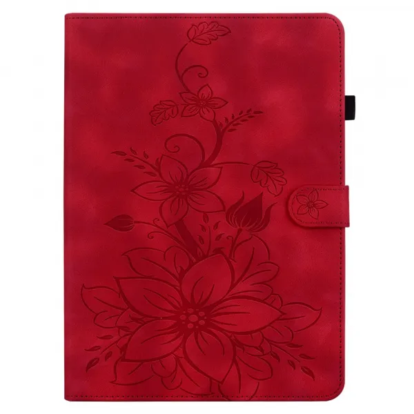 ART LILY Zaklápacie puzdro pre Samsung Galaxy Tab S9 FE / Tab S10 FE / Tab S10 Lite červené