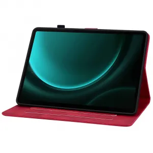 ART LILY Zaklápacie puzdro pre Samsung Galaxy Tab S9 FE / Tab S10 FE / Tab S10 Lite červené