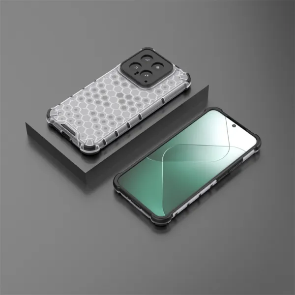 HONEYCOMB Ochranný kryt Xiaomi 14 biely